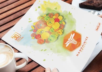 Nandhiniee Sweets – Brochure Design